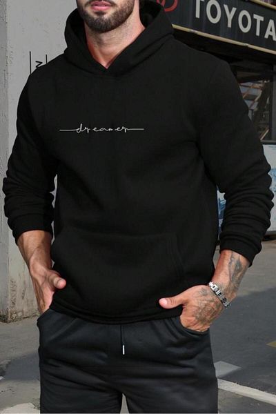 Oksit Dreamer Cover Letter Printed Men's Sweatshirt