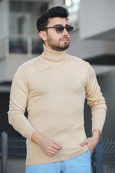 Oksit Ανδρικό πουλόβερ με λαιμόκοψη Seka 849 Cotton Slim Fit