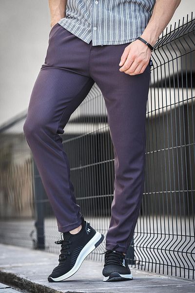 Oksit Ανδρική φούτερ Elroy Straight Leg Ribbed Slim Fit
