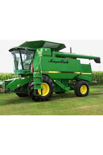 EYBA STİCKER Biçerdöver Traktör Maşallah Yazı Sticker Yapışkan