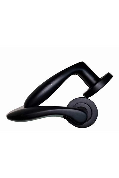 Yale Eylül Black Yale Door Handle with Badge 1 Set