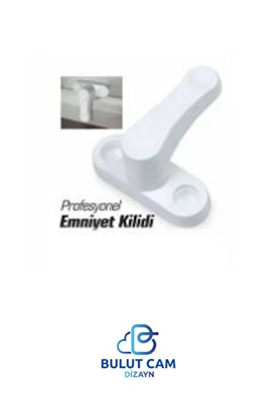 BULUT DİZAYN VE HEDİYELİK EŞYA 10Ad Cloud Design - White Child Safety Lock, Burglar Pvc