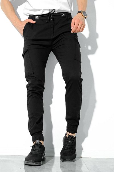 Oksit N191 Lycra Men's Cargo Pants with Elastic Waist and Legs