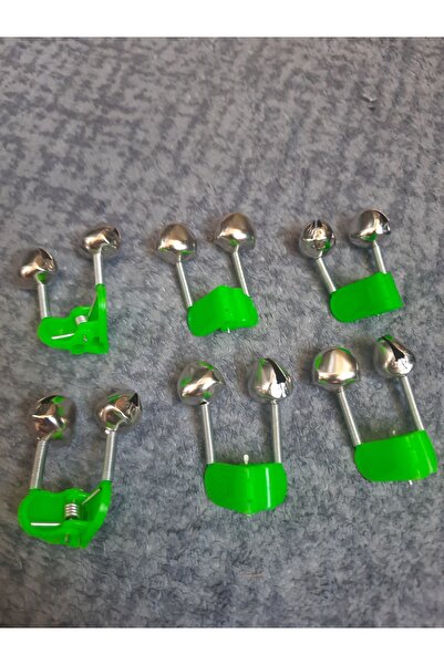 alfa kurt Balık Alarm 6 Adet Toplam 12 Zil Balık Alarm Balık Zili Ala Balık Sazan Turna Zil