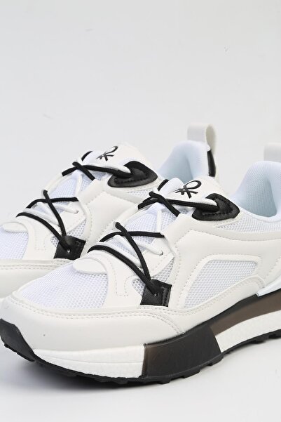 Benetton ® İTHAL Beyaz Kadın Spor Ayakkabı BNI-10250