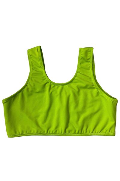 MİRASWİM Girl's Swimsuit Neon Green (Shorts, Bottoms and Bustiers)