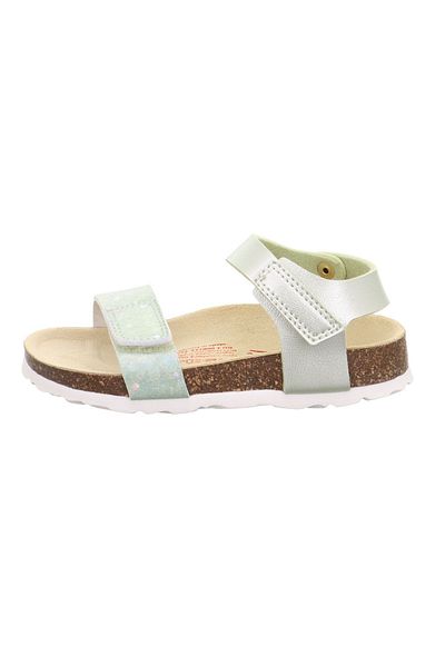 Superfit Fussbett Girl's Light Green Cork Sole Sandals