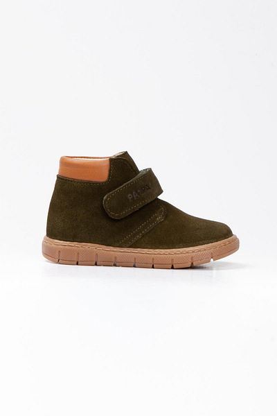 Paqpa Valer Παιδικές Μπότες Khaki Suede Leather W305-08