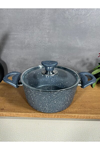 BENA LİFE GRANİT 20 CM EZME DERİN TENCERE GRİ