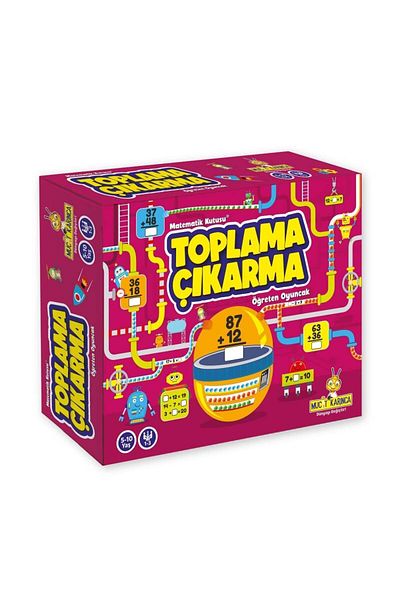yükselen zeka Rising Intelligence Math Box Toy - Teaches Addition and Subtraction, Age 5-10