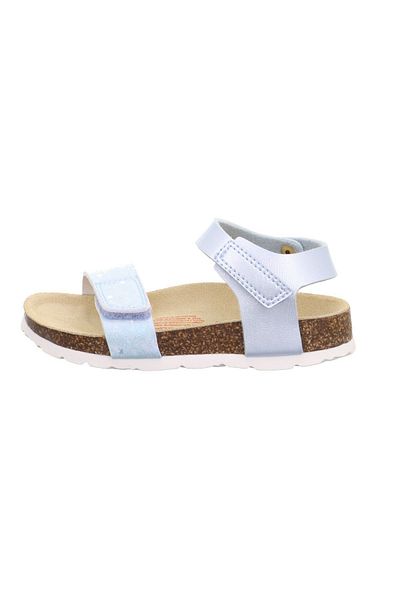 Superfit Fussbett Girl's Light Blue Cork Sole Sandals