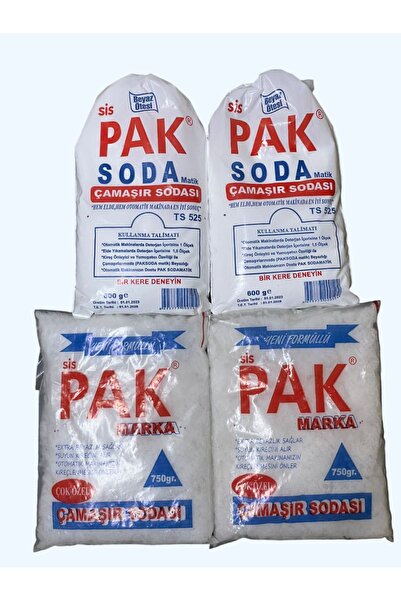 PAK 2*2 Taş Çamaşır Sodası ve Çamaşır Sodası