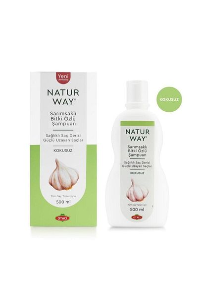 Otacı Naturway 500 ml Garlic Herbal Shampoo - X 3 Pieces