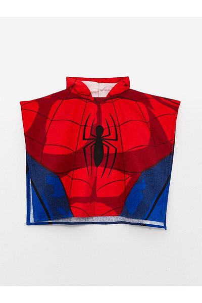LC Waikiki Lizenziertes Strandtuch für Jungen mit Spiderman-Aufdruck