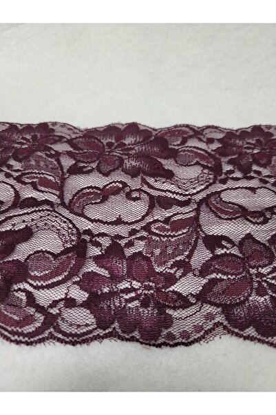 hobiciyim En:13,5cm Boy: 2.50mtlikralı Dantel - Dekolte Danteli - Kol Uzatma Danteli - Etek Uzatma Danteli