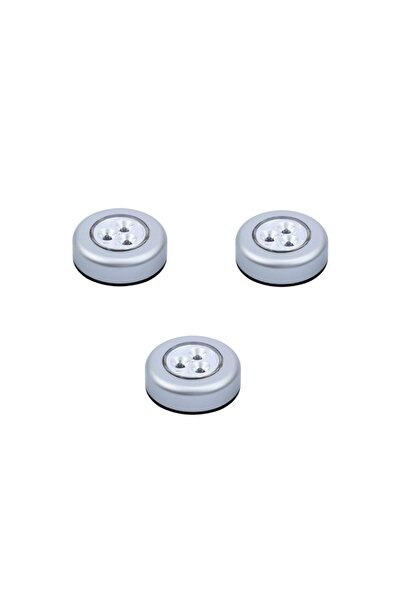 Mi-ÇA HOME Kablosuz Spot Dokunmatik Lamba 3 Adet Mutfak Dolapları, Gardrop ve...