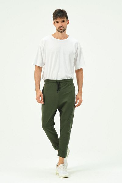 C&City Herren-Jogginghose mit lockerer Passform 784 Khaki