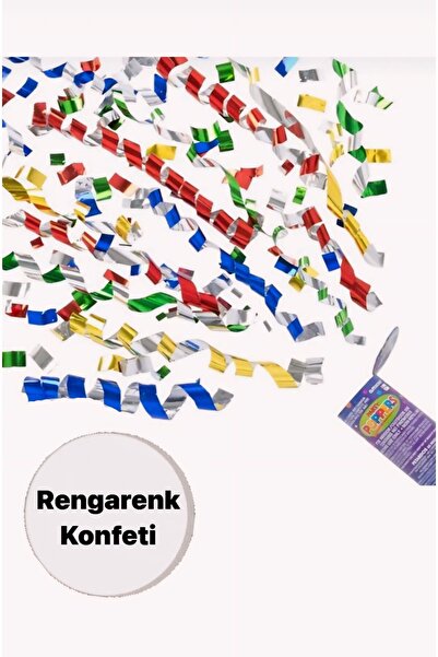Mi-ÇA HOME Rengarenk Konfeti /Karışık Renkli  Parti Düğün Nişan Nikah Kına Do...
