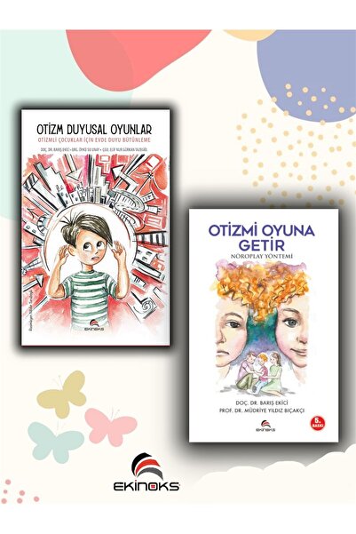 Ekinoks Yayınevi Otizm Nöroplay Ve Duyusal Oyunlar Seti 2 Kitap (1 ROMAN HEDİ...