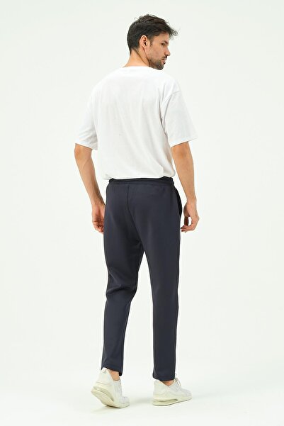 C&City Ανδρικό φούτερ ίσιο με τσέπες στο πλάι 852 Navy Blue