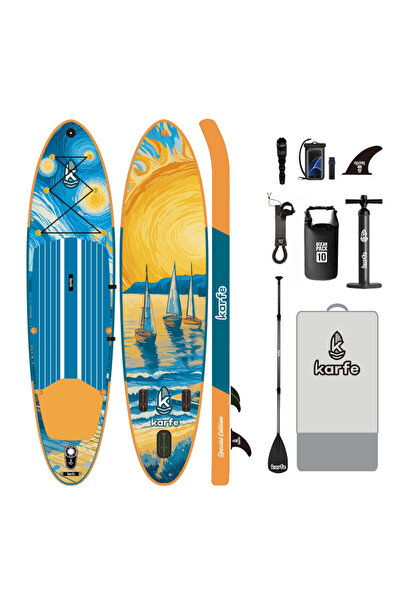 karfe 11'6 (350cm) SUP Şişme Kürek Sörfü - Stand Up Paddle Board (Daylight Sa...