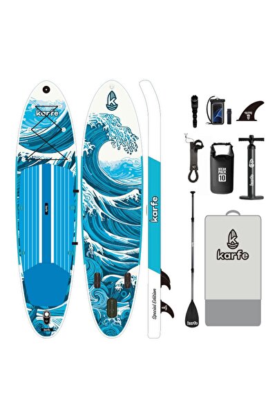 karfe 11'6 (350cm) SUP Şişme Kürek Sörfü - Stand Up Paddle Board (Wave Harmony)