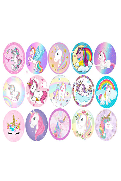 Pastam Hobi Market Unicorn pasta kurabiye üzeri gıda yenilebilir baskı