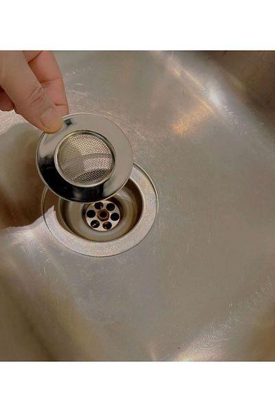 PAPATYAMDEKOR ZÜCCACİYE 7cm Stainless Steel Sink Strainer - 1 Piece