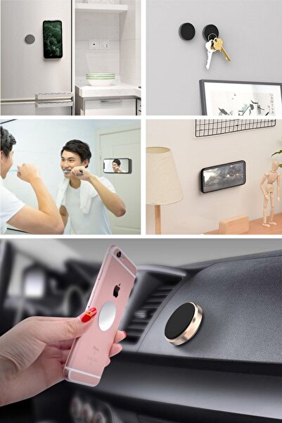 Buffer ® Μαγνητική θήκη τηλεφώνου αυτοκινήτου Ισχυρή θήκη μαγνήτη πολλαπλών χρήσεων Συμβατή με όλα τα μοντέλα