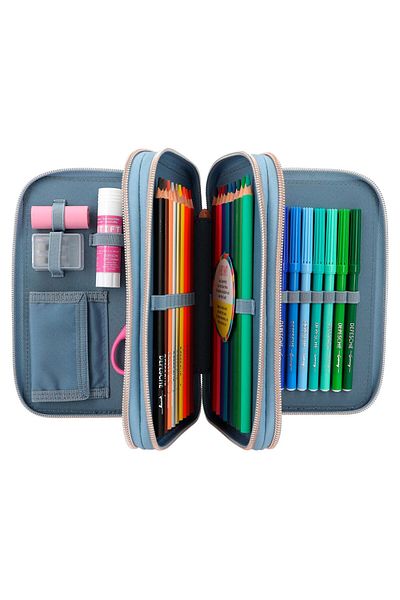 Top Model City Girls 3-Layer Padded Pencil Bag - 12561