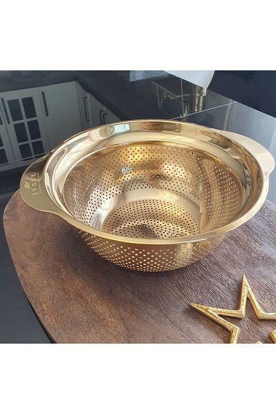 LOVYCO 25 Cm Stainless Steel Pasta-Rice Strainer