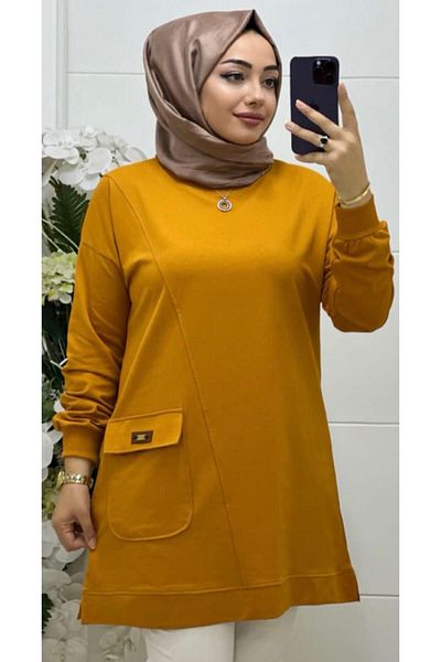 Ebrarengiz Moda DİLA POCKET WOMEN'S TUNIC