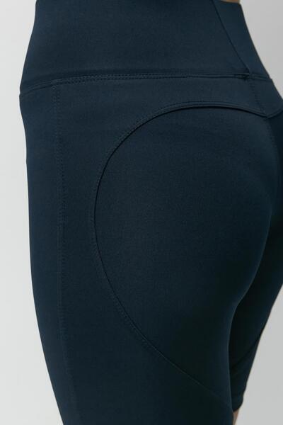 C&City Felugró magas derekú sport rövidnadrág leggings 9410 Navy