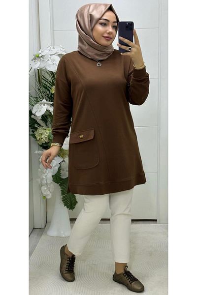 Ebrarengiz Moda ΓΥΝΑΙΚΕΙΟ ΤΟΥΝΙΚ ΜΕ ΤΣΕΠΕΣ DILA