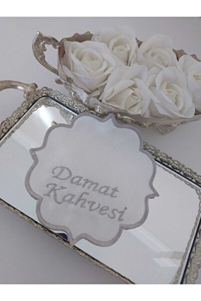 Söz & Nişan damat peçetesi sunum peçetesi kişiye Özel hediye