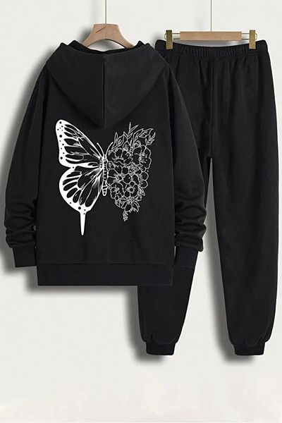 MODARAMA BUTTERFLY PRINTED TRACKSUIT (SWEAT - TRACKSUIT)
