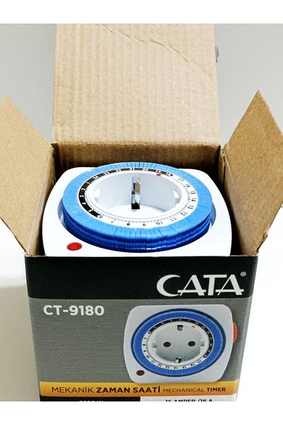 Cata Timed Socket Manual-mechanical Time Clock