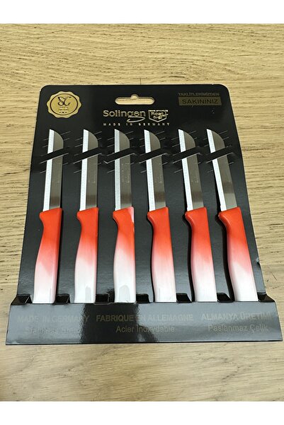Solingen Tırtıklı 6 adet meyve ve sebze bıçağı