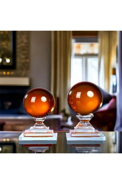 THK STORE Dekoratif Taşlı Küre