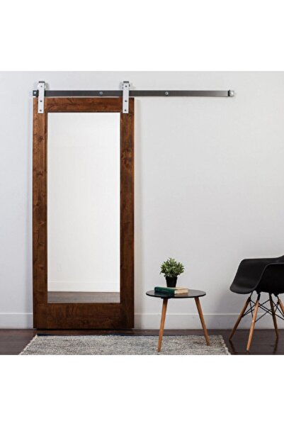 KÜTÜKhouse Rustik Sürgülü Aynalı Kapı 180x80 Cm