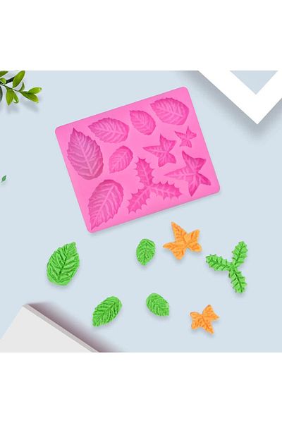 HogART Design Silicone Leaves Mold
