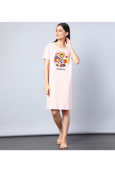 Aila Women's Sleepwear Light pink Dress