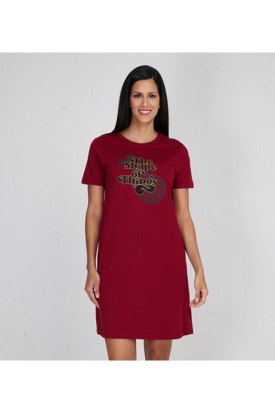 Aila Women's Sleepwear Red Dress