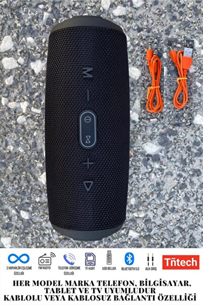 Tntech -charg5 Bluetooth Hoparlör - Fm Radyo, Usb, Sd Kart, Aux Speaker