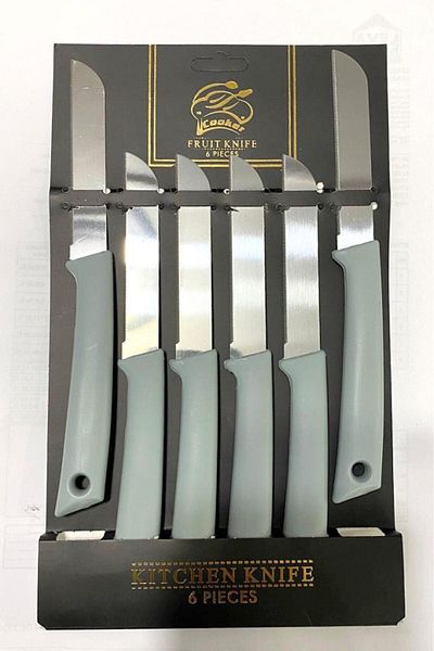 Cooker Ckr-2959 - 6-piece Blue Fruit Knife