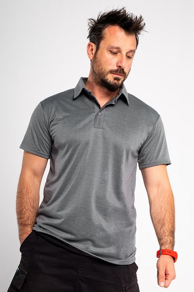 MAXI DRY Ανδρικό μπλουζάκι Polo Neck - Υπεριδρώτα, Αδιάβροχο, Διπλό στρώμα