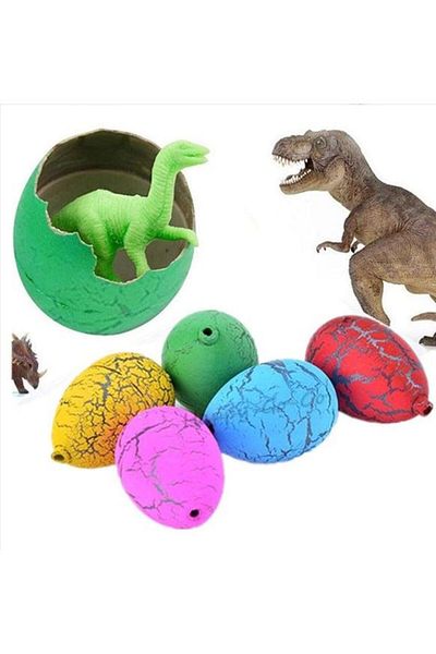 Nostaljik Lezzetler Large Size 8 Pieces Dinosaur Eggs in Water - Growing