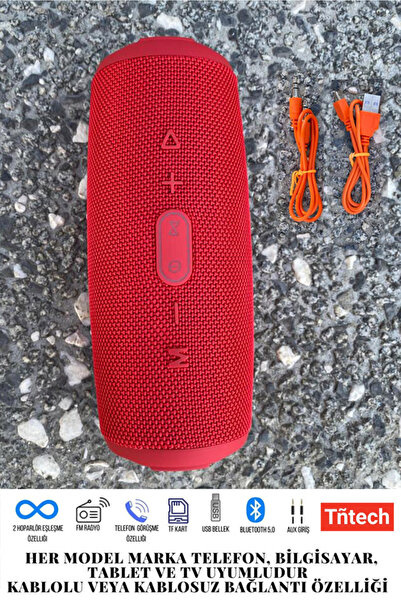 Tntech -charg5 Bluetooth Hoparlör - Fm Radyo, Usb, Sd Kart, Aux Speaker