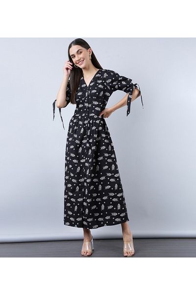 Aila Multi-color Women's Midi dress