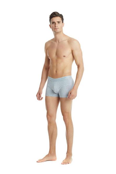Blackspade Γκρι Melange Tender Cotton Boxer - C0T2N2O9